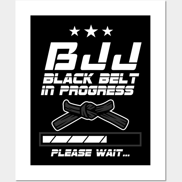 BLACK BELT IN PROGRESS Wall Art by beanbeardy